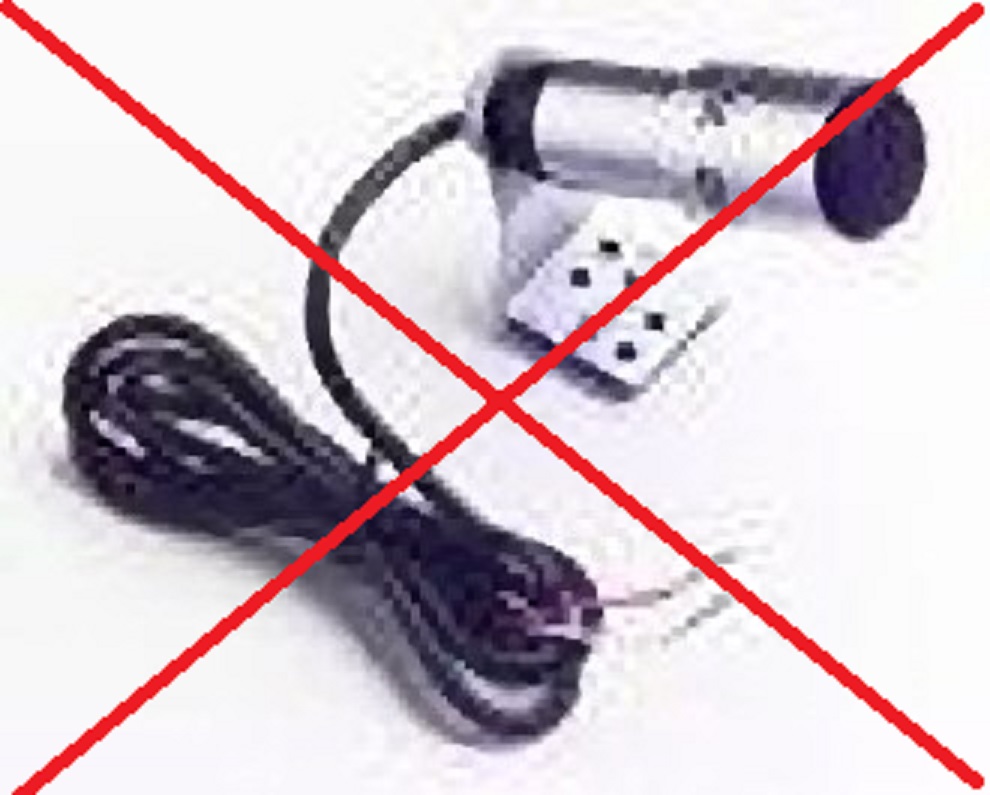 Mikrofon for ratt u/ PTT Utgått  No longer available