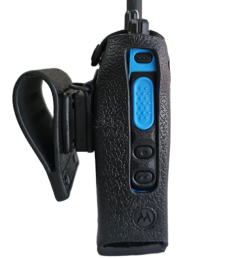 Motorola PMLN8636 Hard Leather Case, 2,5 inch Swivel Belt Loop - R7Ex Non Display Model
